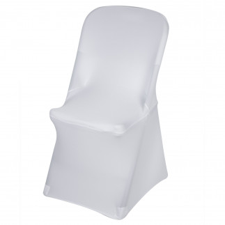Pokrowiec na krzesło cateringowe biały greenblue, 88x50x45cm, spandex, gb374
