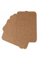 Podkładki prostokątne z naturalnego korka 40x30cm, zestaw 4 szt. EAN: 5907618120029