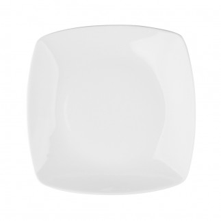 Talerz deserowy porcelanowy MariaPaula Moderna Biała 20,5 cm