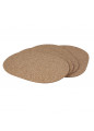 Podkładki owalne z korka naturalnego 40x29cm Kpl. 4 szt. EAN: 5907618120005