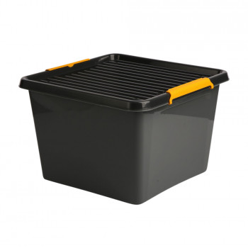 Solidstore Pojemnik do przechowywania z pokrywą 39x39x26cm 32l EAN: 5902541162269