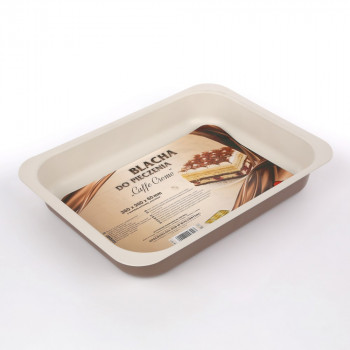 Blacha do pieczenia tłoczona 360x260 non-stick caffe creme EAN: 5902882003023