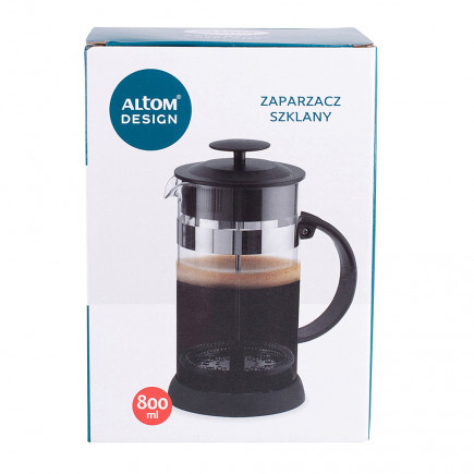 Zaparzacz dzbanek do herbaty i kawy tłokowy French Press 800 ml