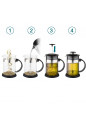 Zaparzacz dzbanek do herbaty i kawy tłokowy French Press 800 ml