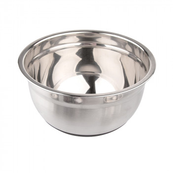 Miska nierdzewna z silikonową podstawą Altomdesign 20x9,5 cm EAN: 5904252348772