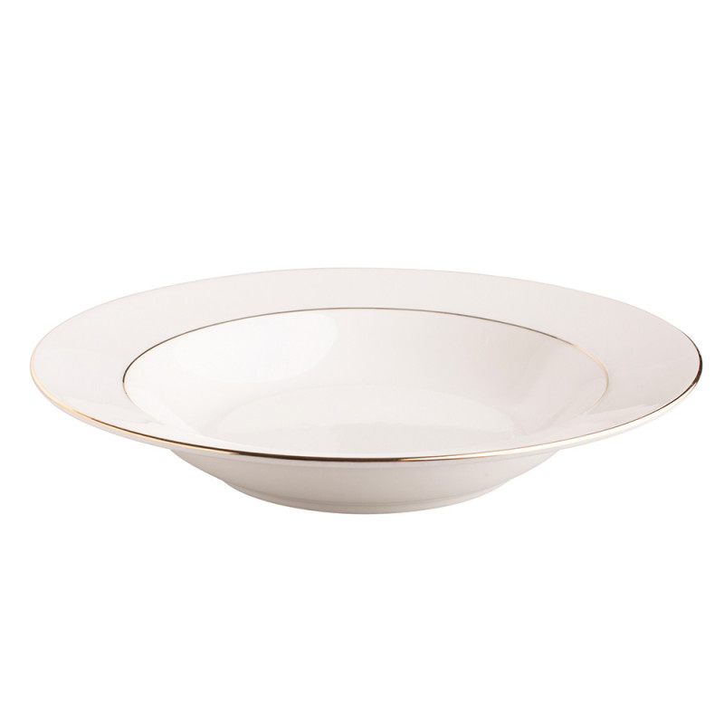 Mariapaula Ecru Nova Klasyka Złota Linia Talerz Głęboki 23 cm EAN: 5902689866845