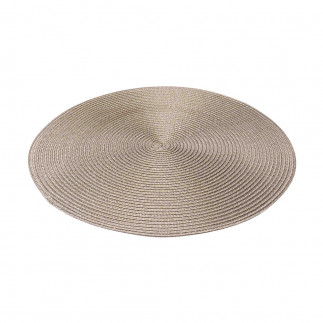 MATA SŁOMKOWA 38 CM SZARA