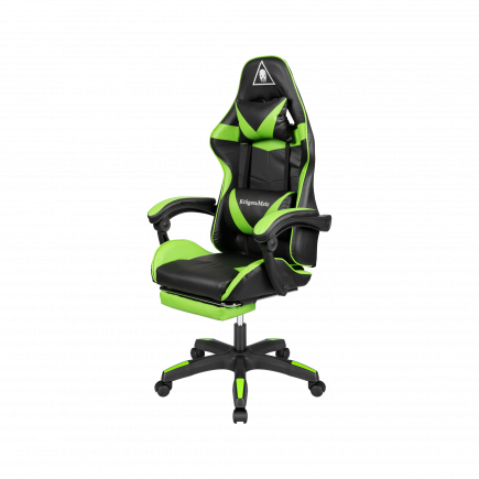 Fotel gamingowy kruger&matz gx-150 czarno-zielony