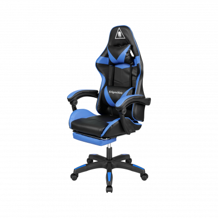 Fotel gamingowy kruger&matz gx-150 czarno-niebieski