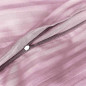 Pościel satyna bawełniana cizgili lila 180x200 exclusive