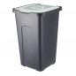Kosz do segregacji 50l czarny/zielony pastel - EAN: 5904252365823 Kosz do segregacji 50l czarny/zielony pastel - EAN: 5904252365823