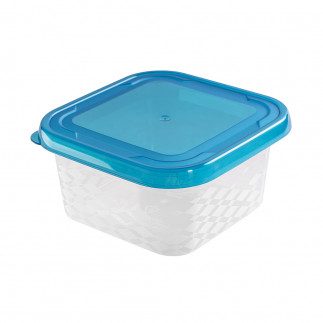 POJEMNIK DO ŻYWNOŚCI KWADRATOWY BLUE BOX 13,9X13,9CM 0,8L