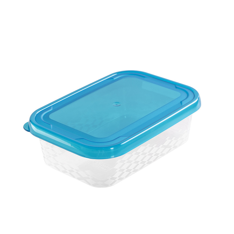 Pojemnik do żywności prostokątny Blue Box 0,5L - 11x15,7cm EAN: 5901098205009