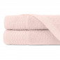 Komplet 4 Ręczników bawełna solano bakłażan + róż kwarcowy