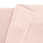 Komplet 4 Ręczników bawełna solano bakłażan + róż kwarcowy