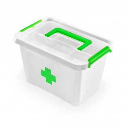 ANTIBACTERIAL INSERT APTECZKA 29X18X18CM 6,5L (1127)