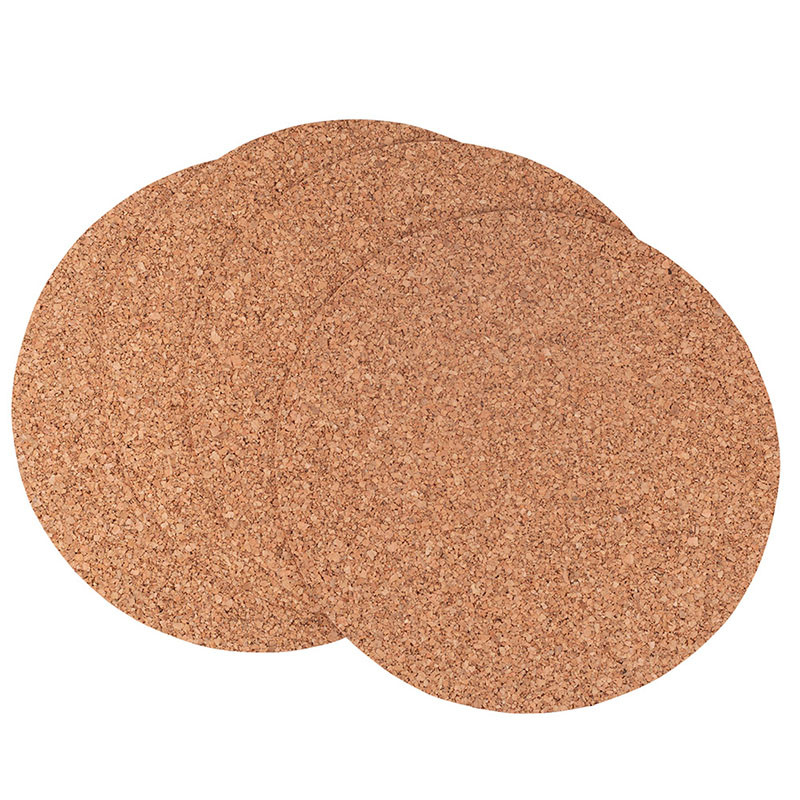 KPL. 4 PODKŁADEK OKRĄGŁYCH ŚR.30CM KOREK NATURALNY