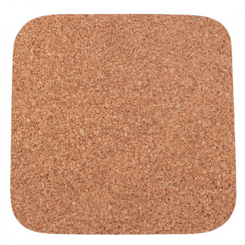 Kpl. 4 podkładek kwadratowych 30x30cm z naturalnego korka - EAN: 5907618120050