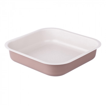 FORMA BLACHA DO PIECZENIA TŁOCZONA 260X260 NON-STICK CAFFE CREME (990-68/7)