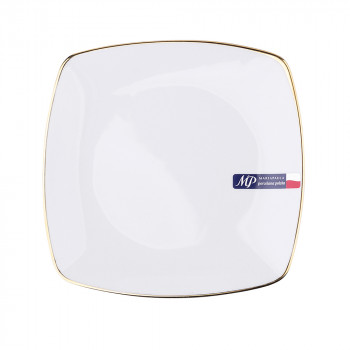 MARIAPAULA MODERNA KWADRATOWA GOLD TALERZ DESEROWY 18CM