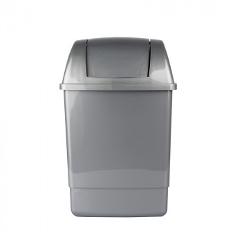 KOSZ KLIP 12L SREBRNY (100)