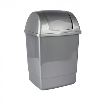 KOSZ KLIP 12L SREBRNY (100)