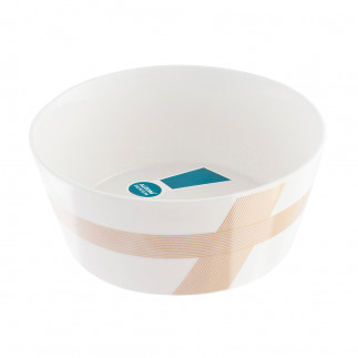 Miska salaterka porcelanowa Modern Art biała 450 ml