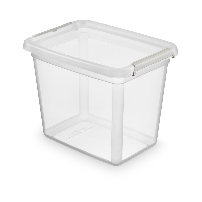 Pojemnik z pokrywą i klipsami Basestore 20l 38x28x30cm EAN: 5902541253202