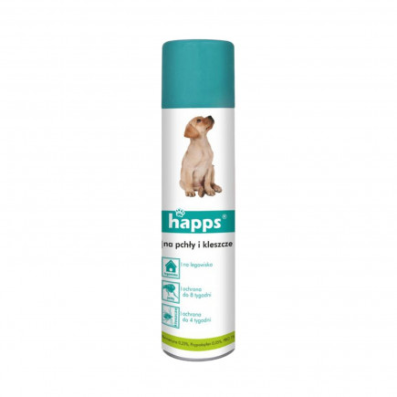 Spray na pchły i kleszcze dla psów happs 250ml