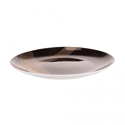 Talerz deserowy Modern Art czarny 20 cm NBC, EAN: 5904252338469