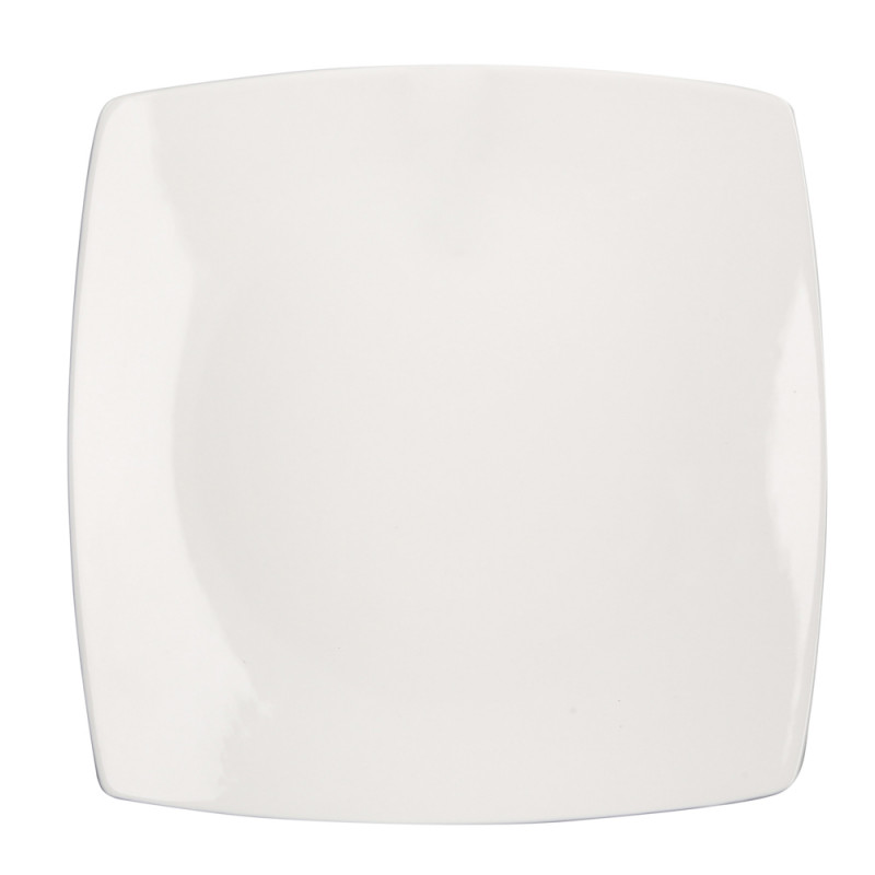 Talerz obiadowy porcelanowy Regular kremowy 27 cm