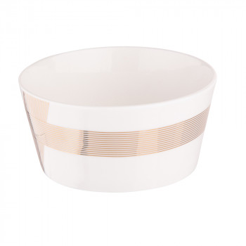 Miska salaterka porcelanowa Modern Art biała 450 ml