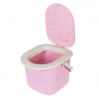 Toaleta turystyczna wiadro 15,5l branq różowa