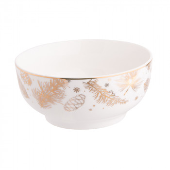 Miska salaterka porcelanowa Golden Winter 14 cm