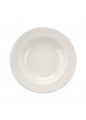 Talerz głęboki porcelanowy MariaPaula Nova Ecru kremowy 23 cm