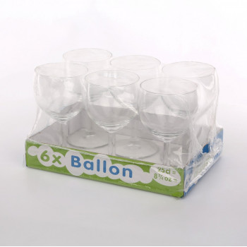 Ballon Kpl. 6 Kieliszków do Wina Czerwonego 250ml EAN: 615905641038