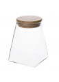 Pojemnik borosilikatowy z bambusową pokrywką 700ml w kolorowym pudełku EAN: 5904252332504 Pojemnik borosilikatowy z bambusową pokrywką 700ml w kolorowym pudełku EAN: 5904252332504