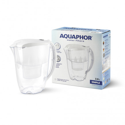 Dzbanek filtrujący wodę Aquaphor Simple biały 2,8 l