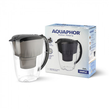 Dzbanek filtrujący wodę Aquaphor Simple czarny 2,8 l