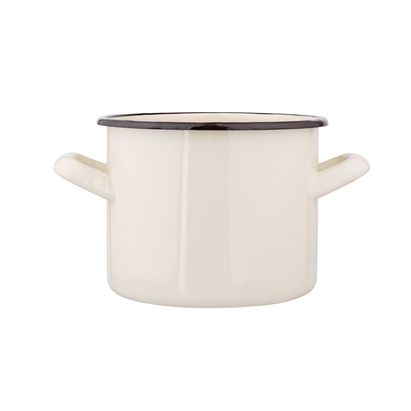 Garnek prosty kremowy 1,5l Ø14cm wys.11cm EAN: 5907508144173