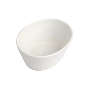 REGULAR ZESTAW 3 DIPÓW OWAL 10 CM PORCELANA KREMOWA