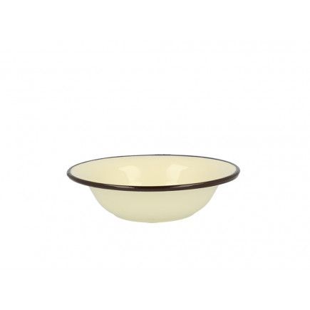 MISKA EMALIOWANA 0,95L ŚR.20CM WYS.5,3CM KREM