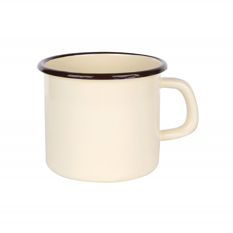 Kubek emaliowany kremowy 0,45l średnica 9cm wysokość 9cm EAN: 5907508144265