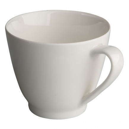 Duża filiżanka porcelanowa MariaPaula Nova Ecru kremowa 400 ml