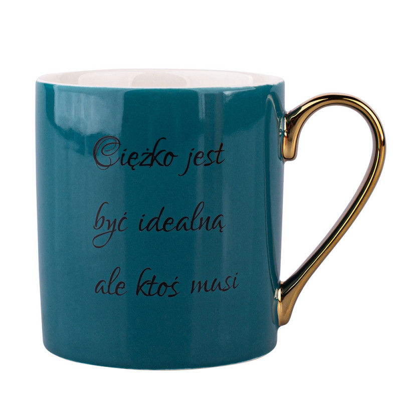 Kubek morski z złotym uchem i sentencją 300 ml, EAN: 5904252330241
