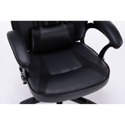 Fotel obrotowy gamingowy krzesło drift czarny